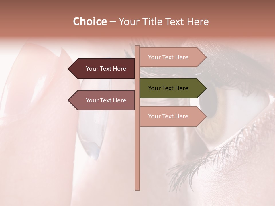 Ophtalmologist Solution Woman PowerPoint Template