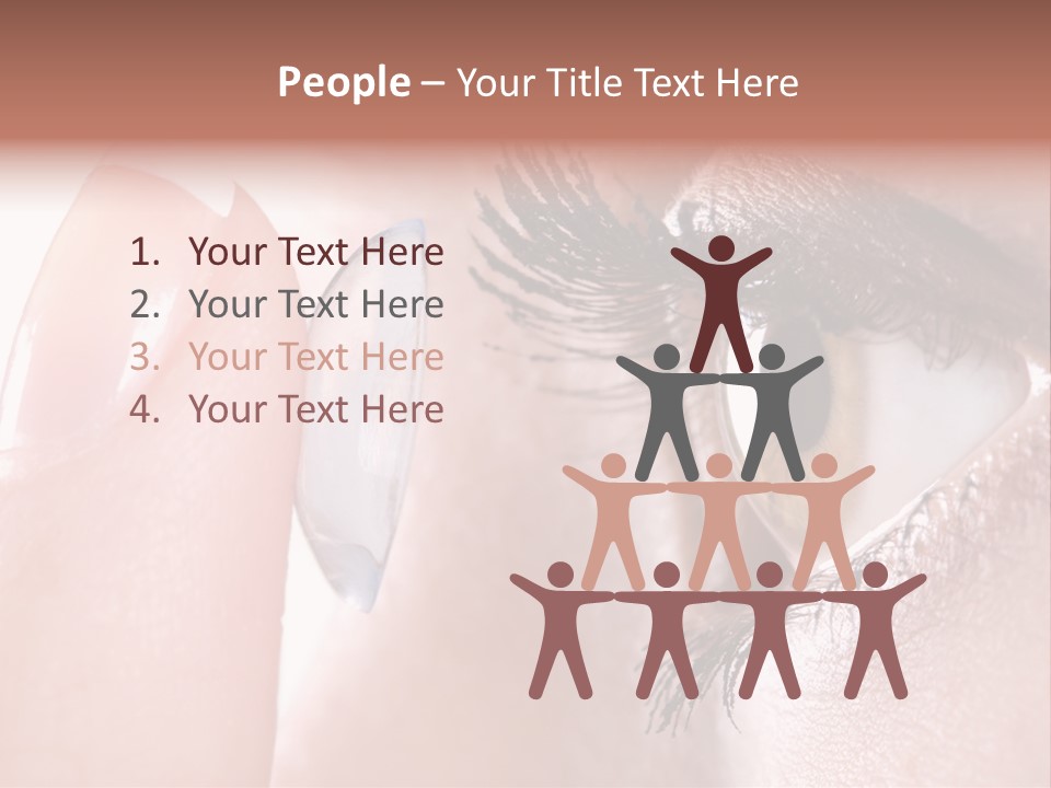 Ophtalmologist Solution Woman PowerPoint Template