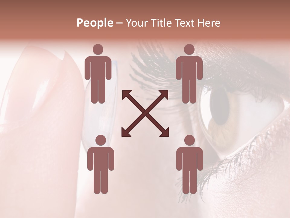 Ophtalmologist Solution Woman PowerPoint Template