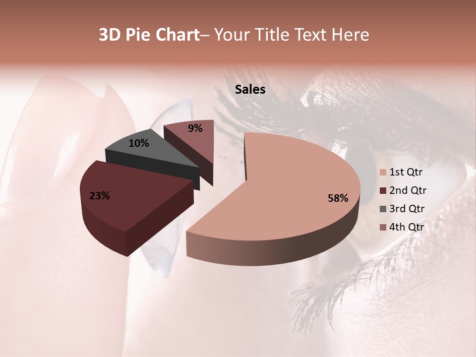 Ophtalmologist Solution Woman PowerPoint Template