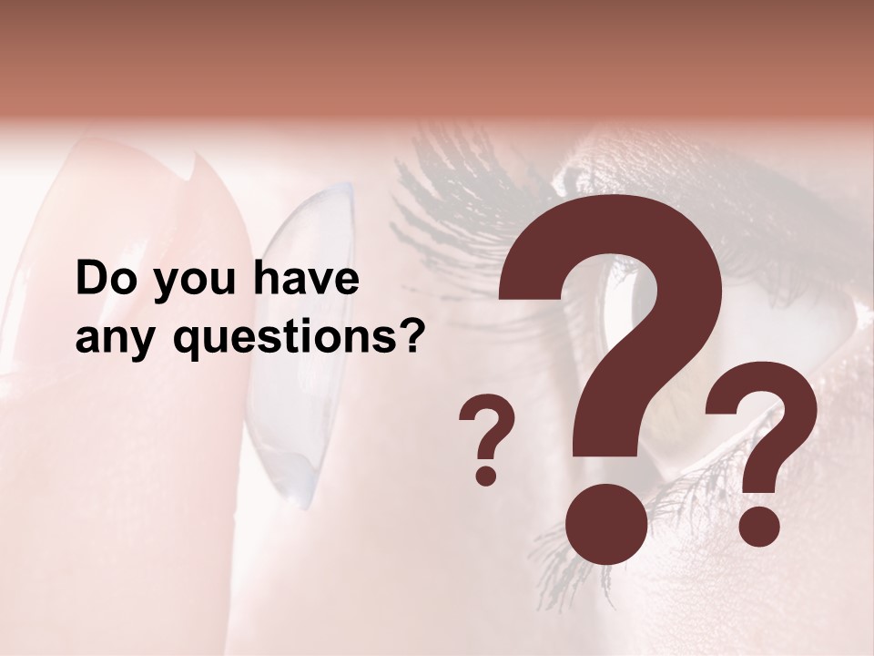 Ophtalmologist Solution Woman PowerPoint Template