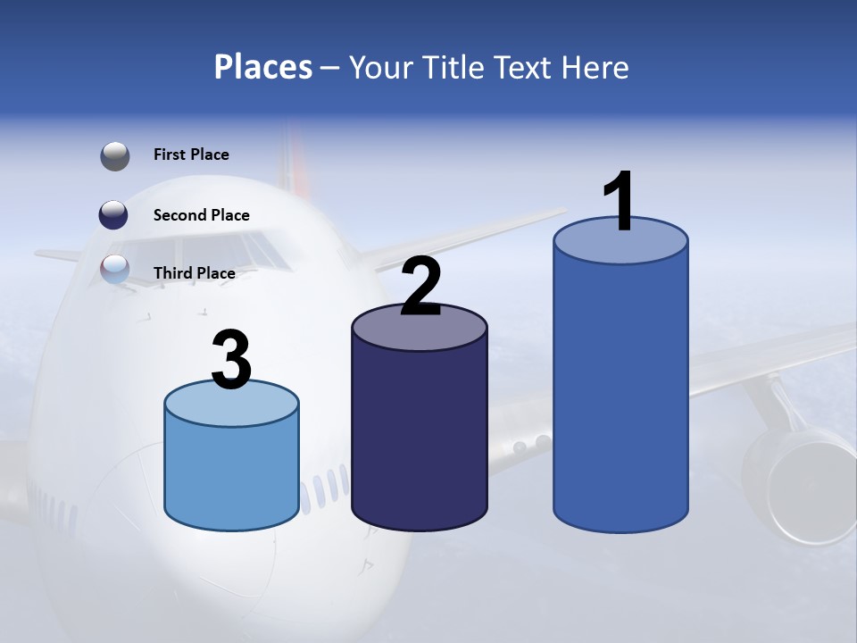 Turbine Airplane Cockpit PowerPoint Template