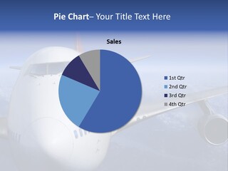 Turbine Airplane Cockpit PowerPoint Template