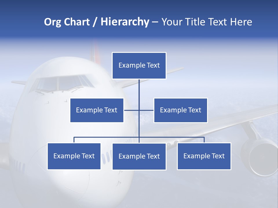 Turbine Airplane Cockpit PowerPoint Template