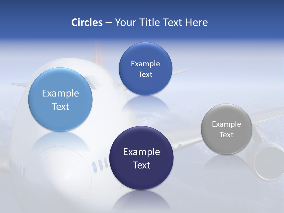 Turbine Airplane Cockpit PowerPoint Template