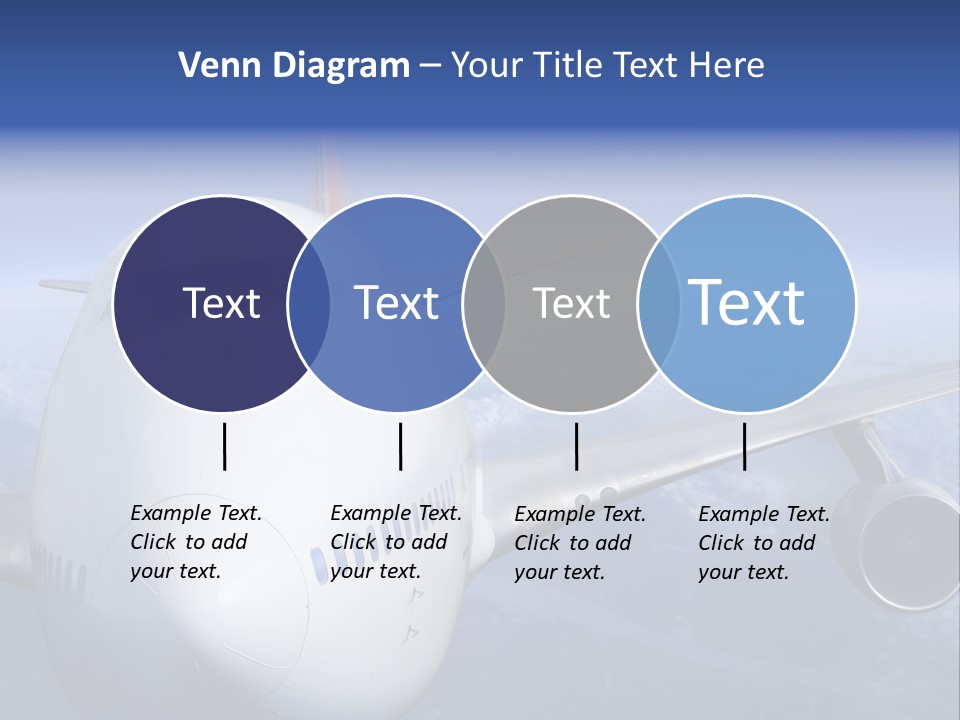 Turbine Airplane Cockpit PowerPoint Template