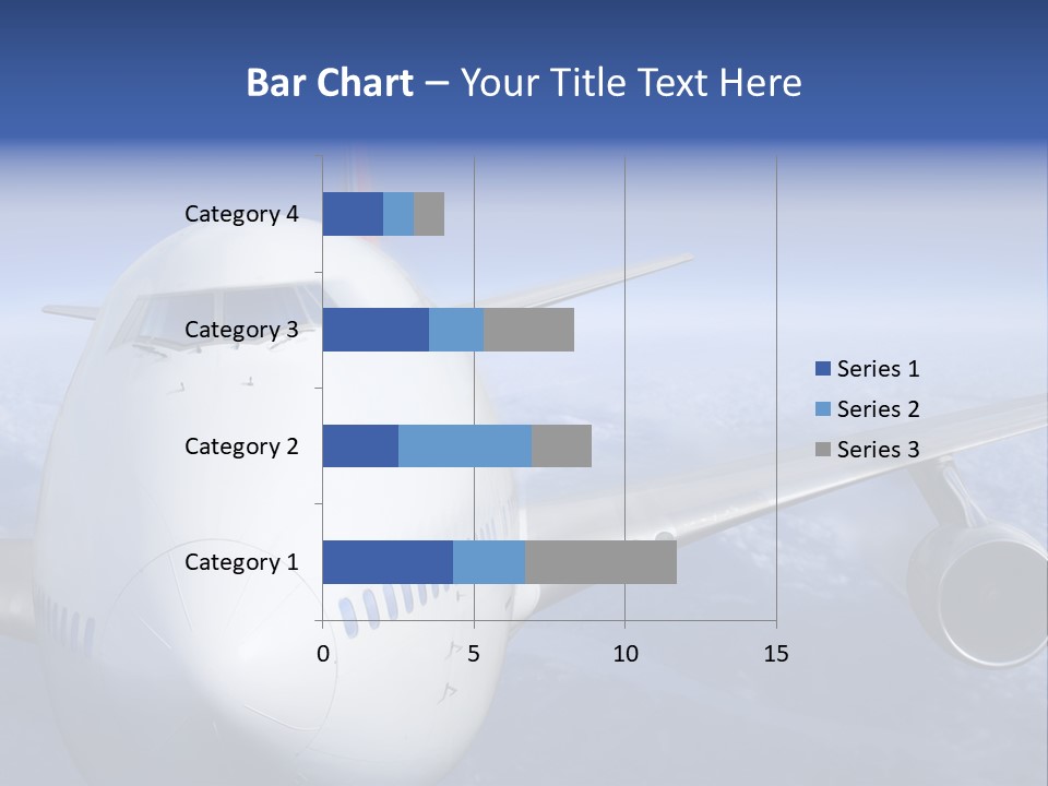 Turbine Airplane Cockpit PowerPoint Template