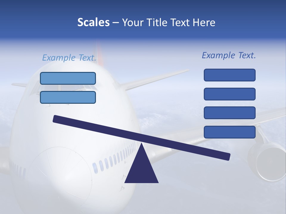 Turbine Airplane Cockpit PowerPoint Template