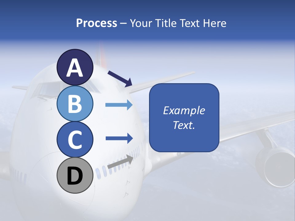 Turbine Airplane Cockpit PowerPoint Template