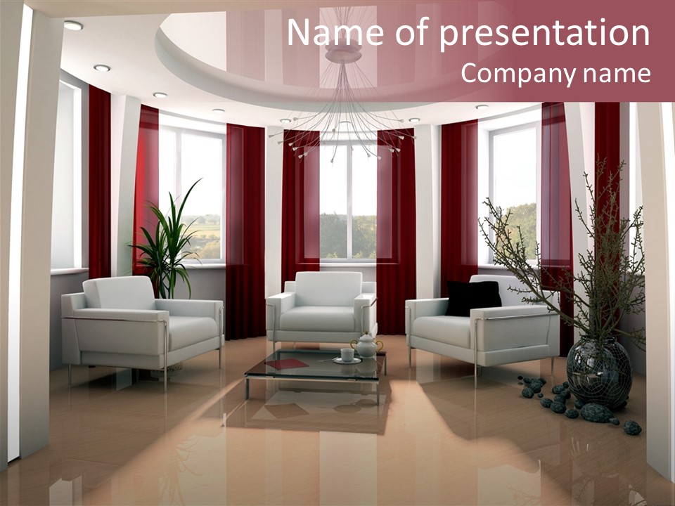 Window Business Beautiful PowerPoint Template