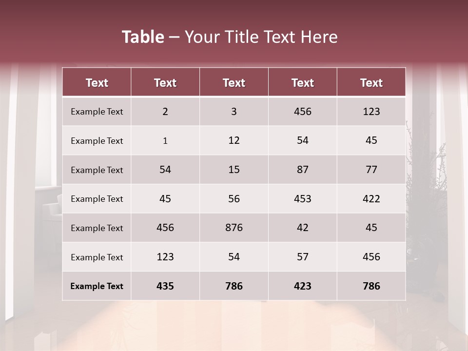 Window Business Beautiful PowerPoint Template