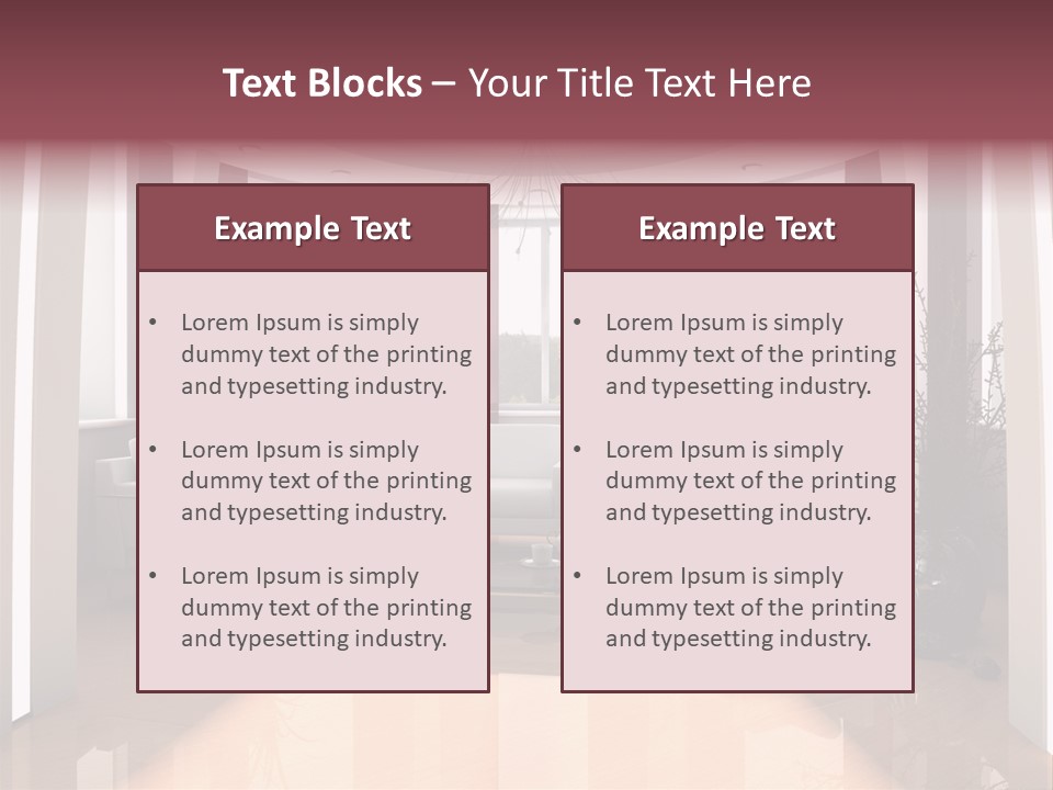 Window Business Beautiful PowerPoint Template