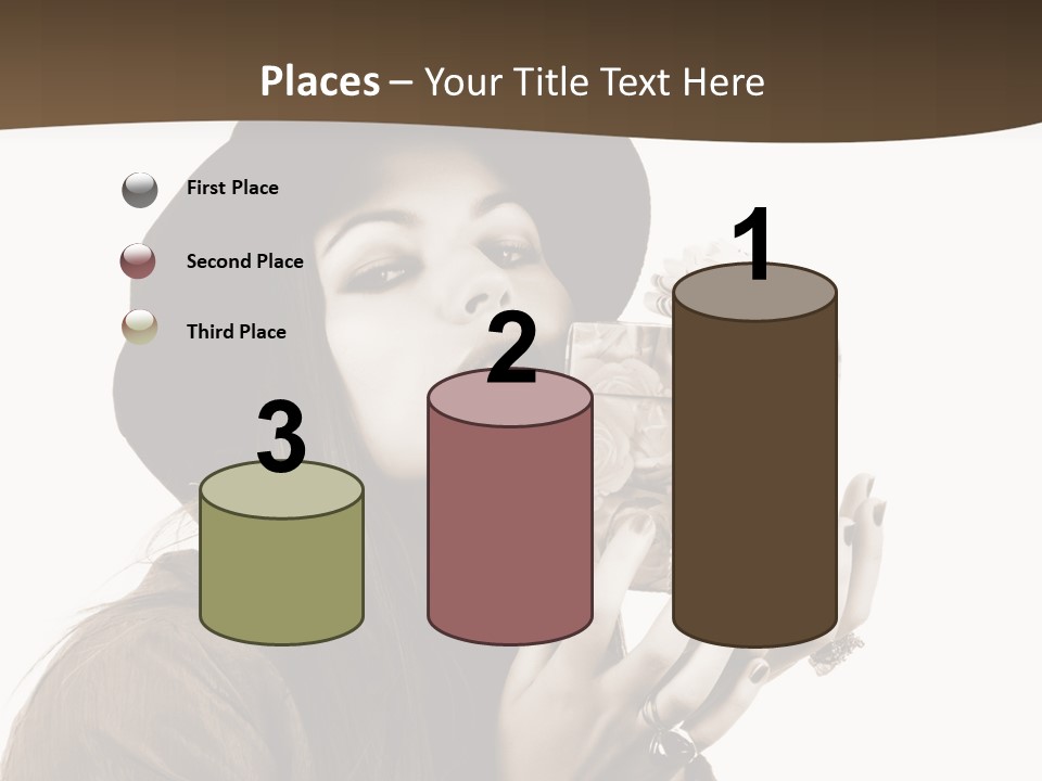 People Cute Person PowerPoint Template