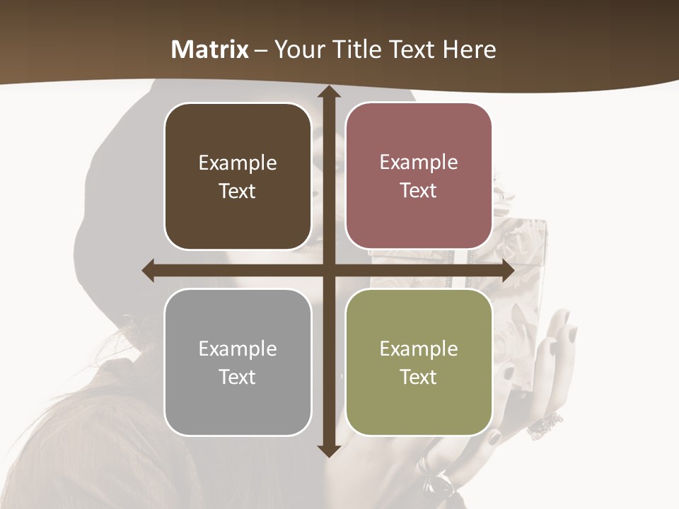 People Cute Person PowerPoint Template