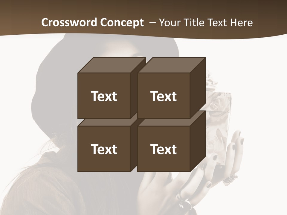 People Cute Person PowerPoint Template