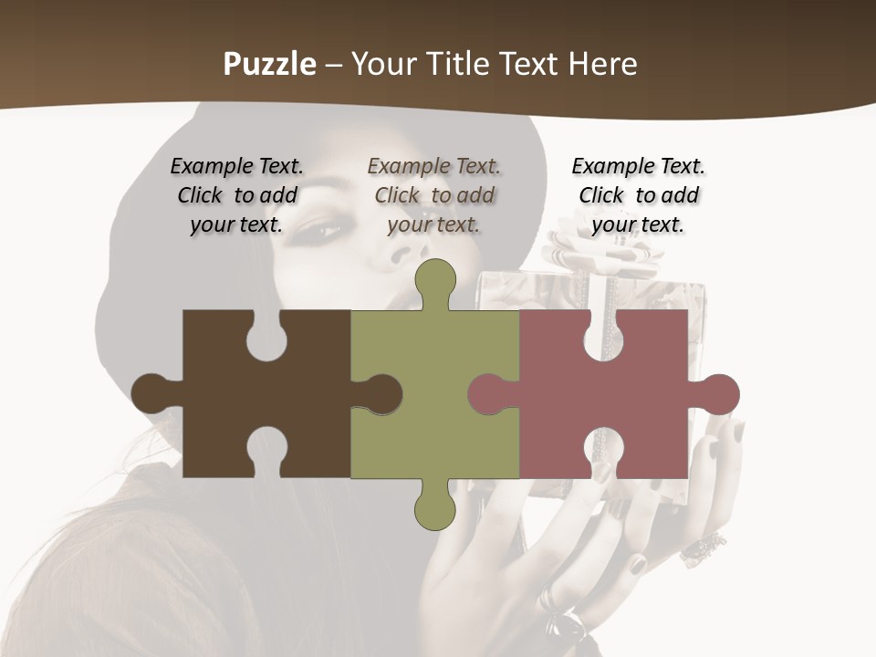 People Cute Person PowerPoint Template