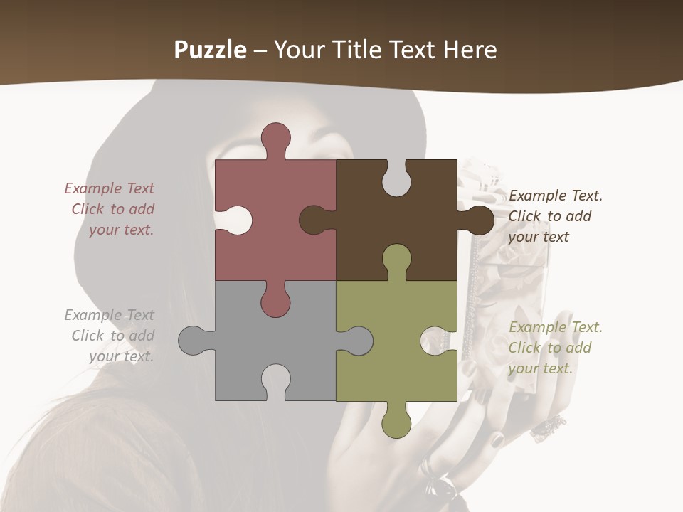 People Cute Person PowerPoint Template