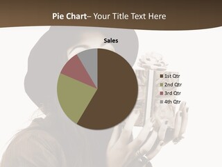 People Cute Person PowerPoint Template