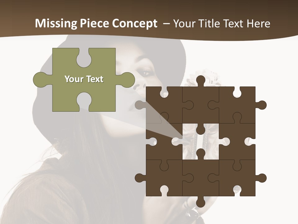 People Cute Person PowerPoint Template