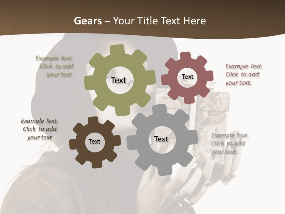 People Cute Person PowerPoint Template