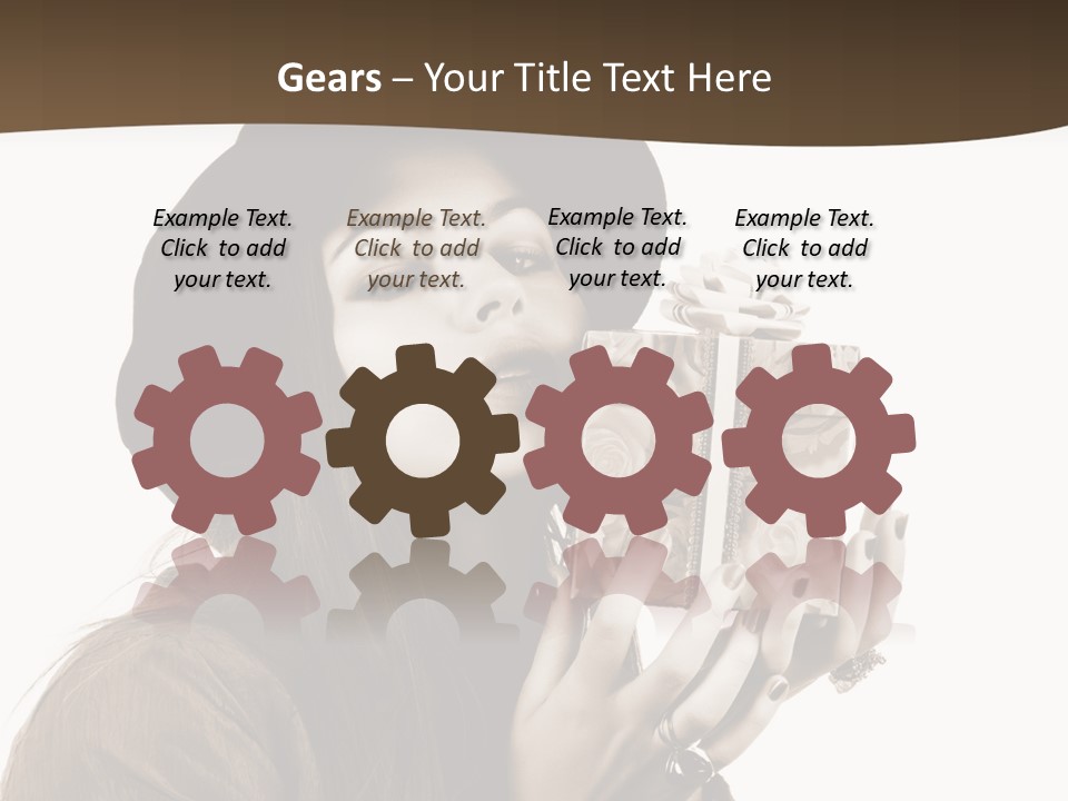 People Cute Person PowerPoint Template