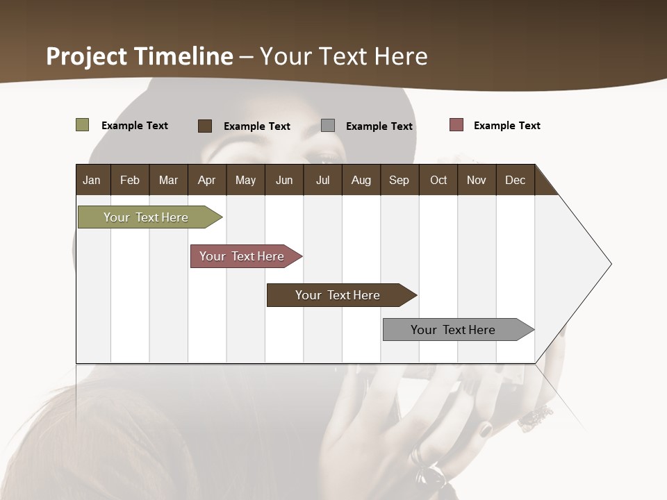 People Cute Person PowerPoint Template