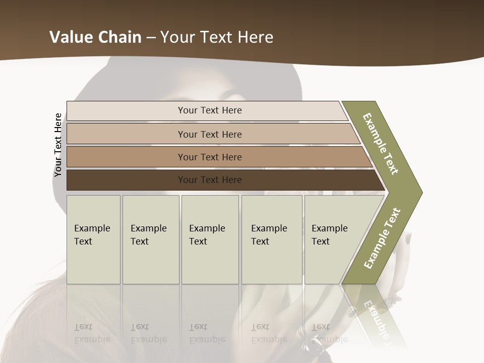 People Cute Person PowerPoint Template