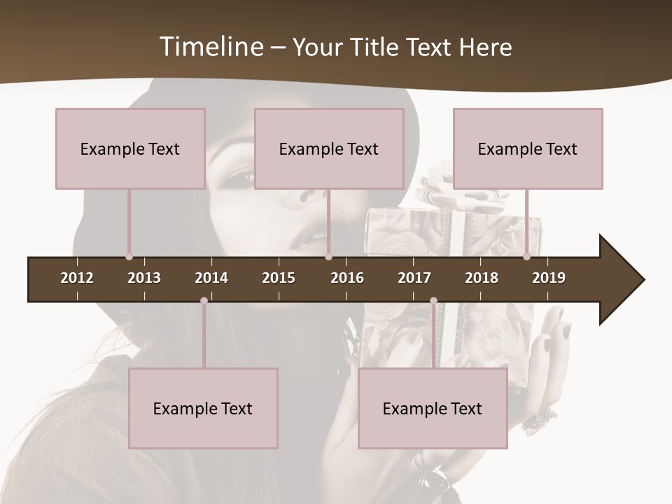 People Cute Person PowerPoint Template