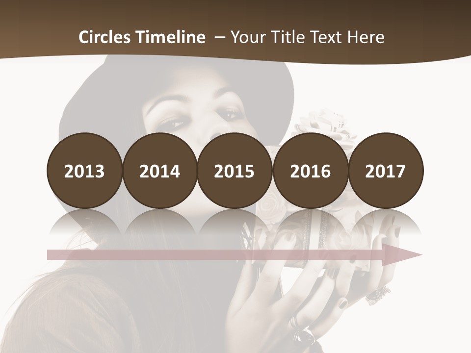 People Cute Person PowerPoint Template