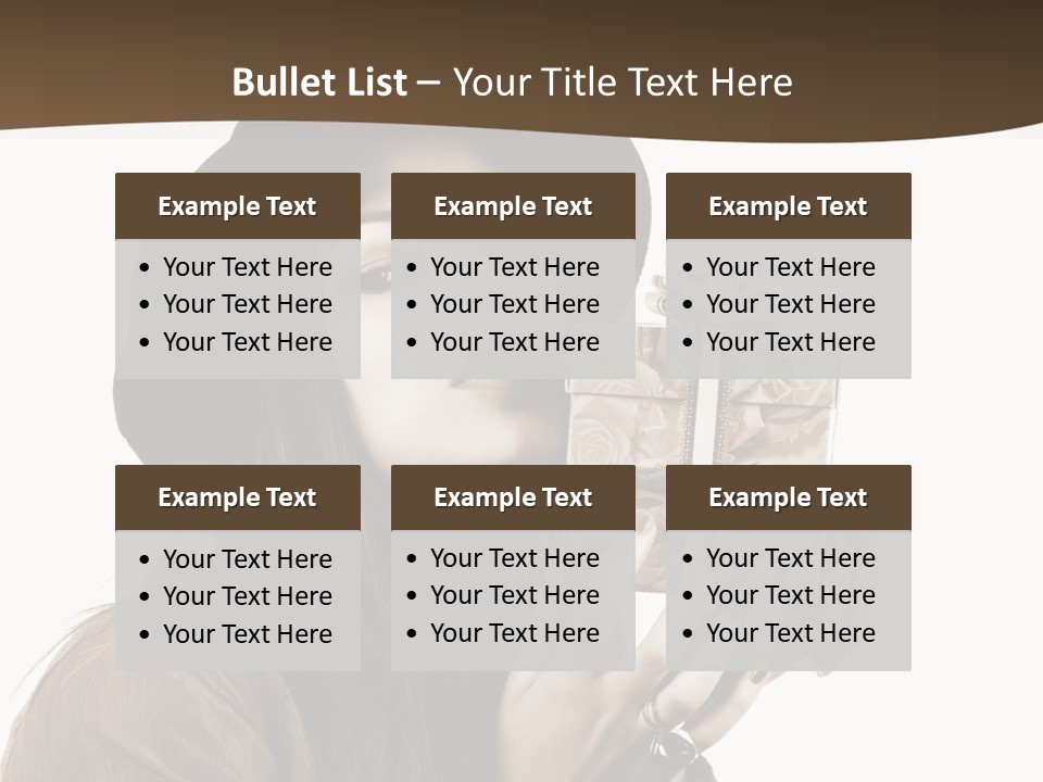 People Cute Person PowerPoint Template