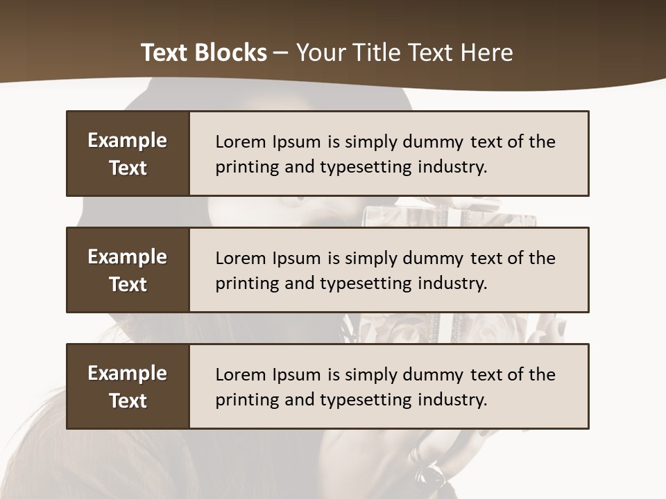 People Cute Person PowerPoint Template