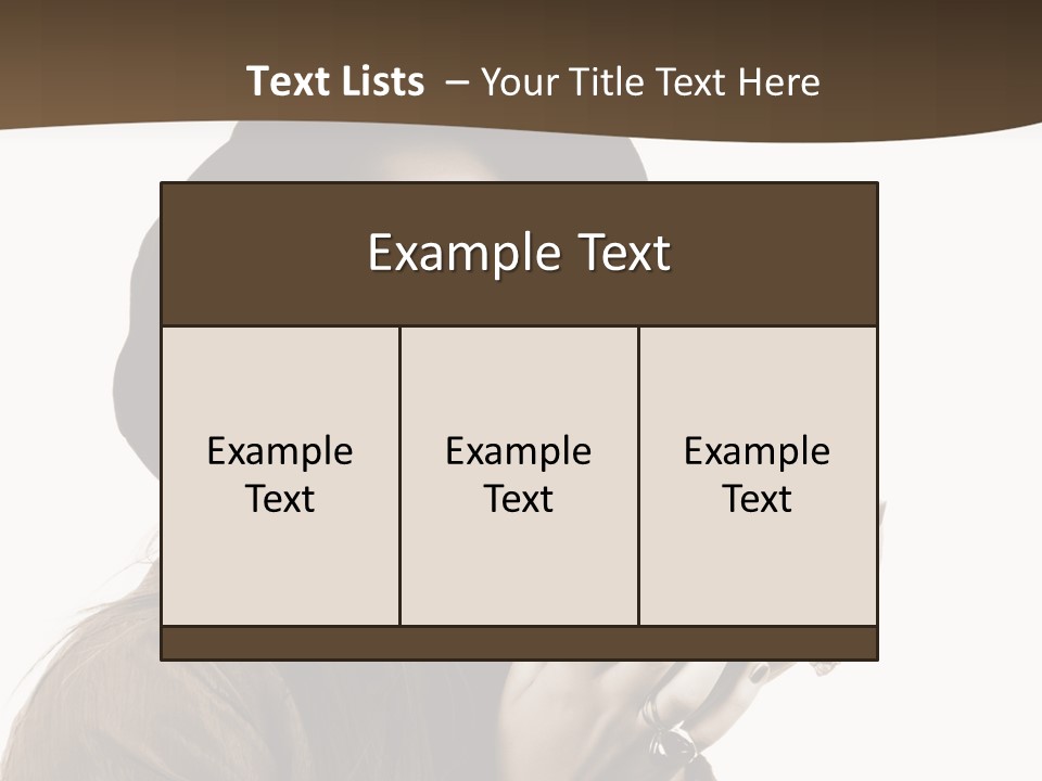 People Cute Person PowerPoint Template