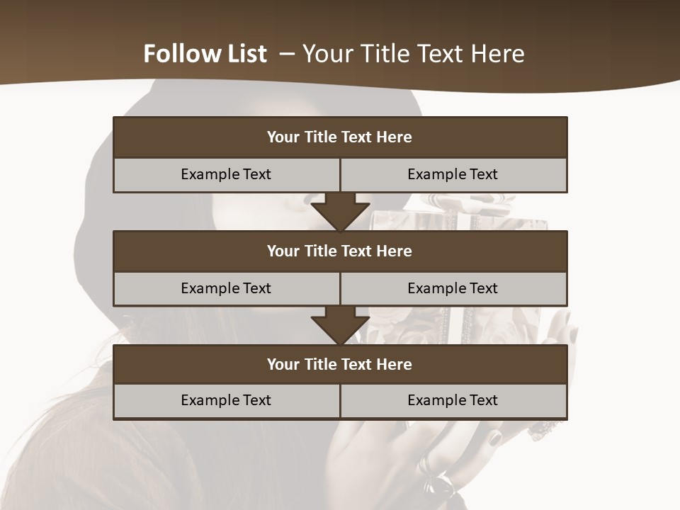 People Cute Person PowerPoint Template