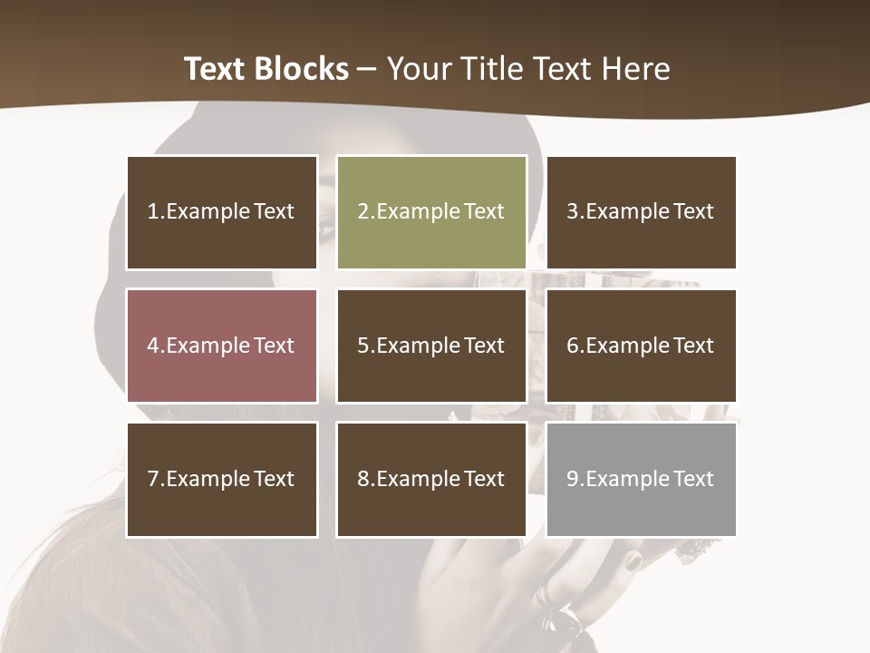 People Cute Person PowerPoint Template