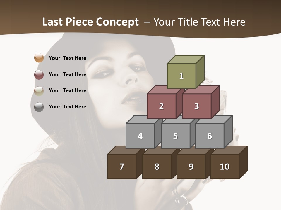 People Cute Person PowerPoint Template