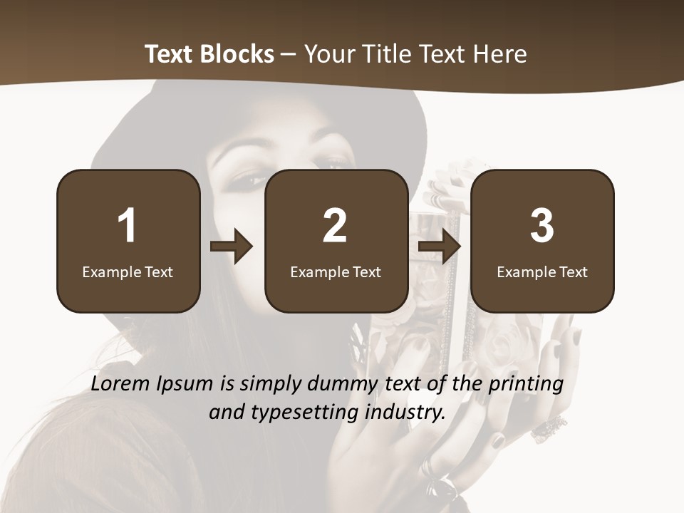 People Cute Person PowerPoint Template