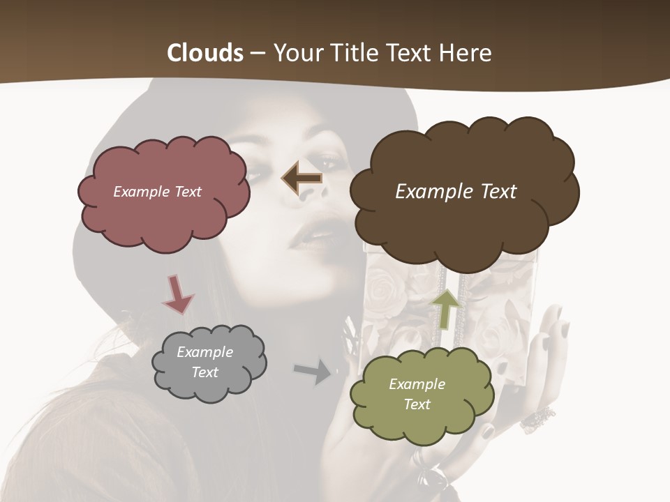 People Cute Person PowerPoint Template