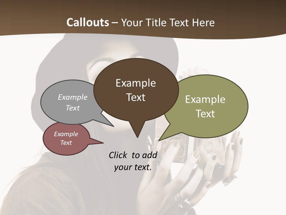 People Cute Person PowerPoint Template