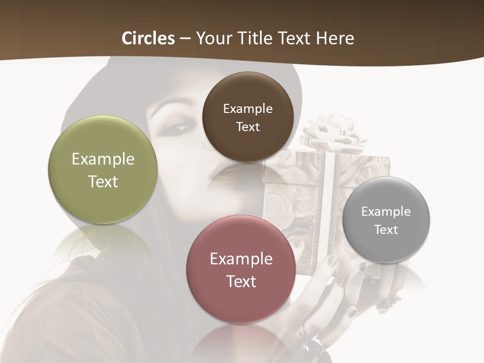 People Cute Person PowerPoint Template