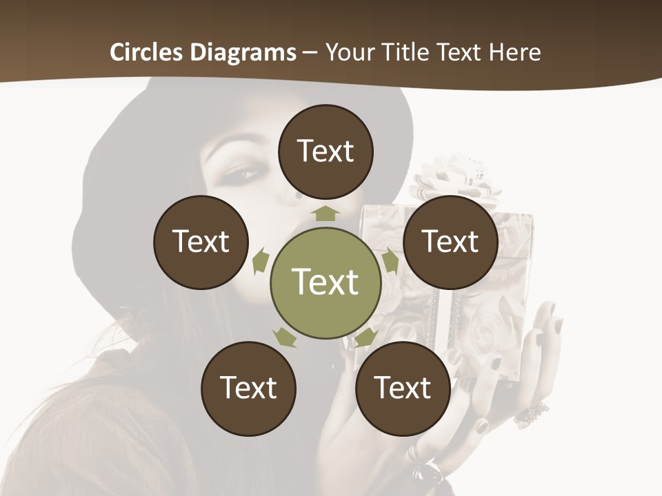 People Cute Person PowerPoint Template