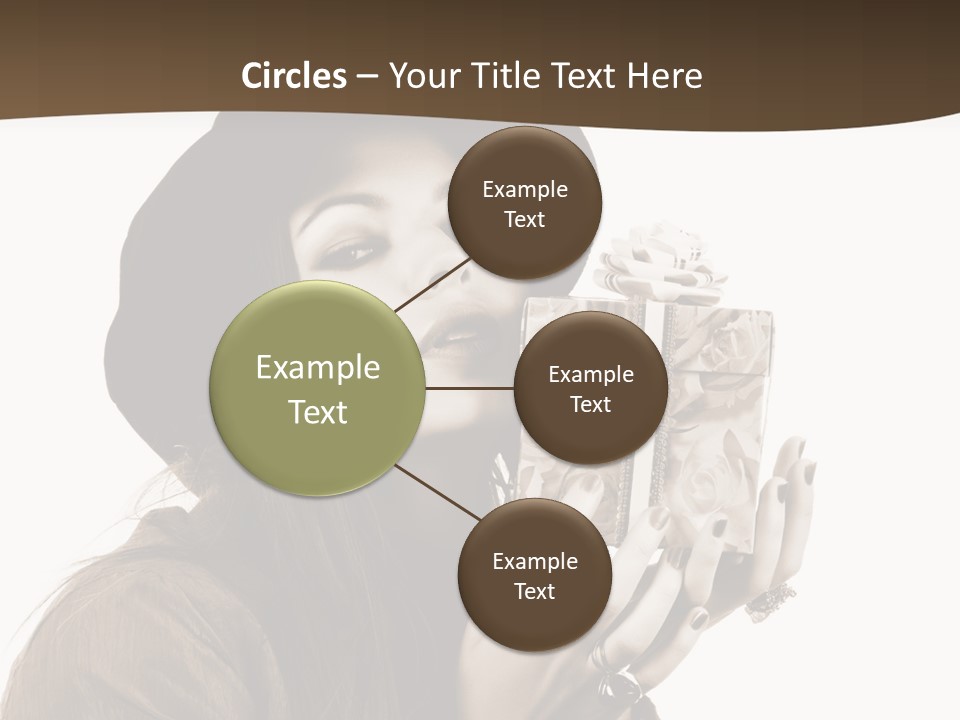 People Cute Person PowerPoint Template