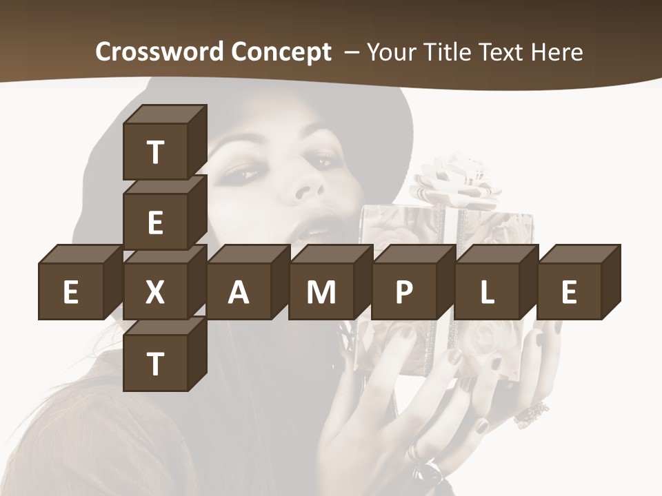 People Cute Person PowerPoint Template