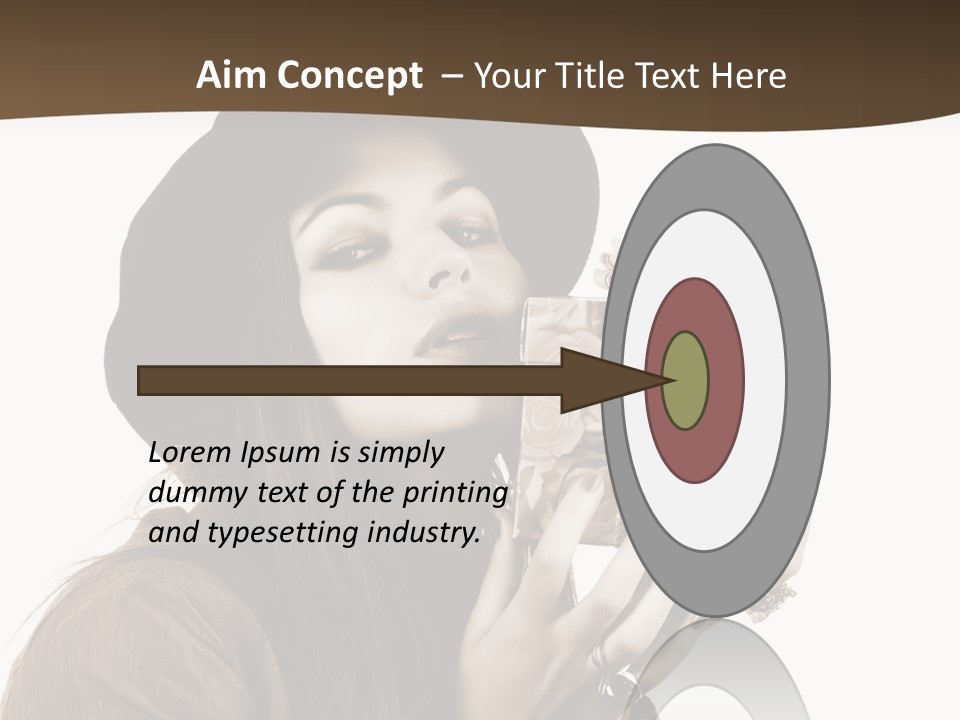 People Cute Person PowerPoint Template