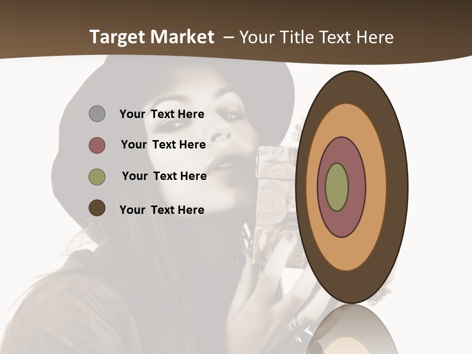 People Cute Person PowerPoint Template