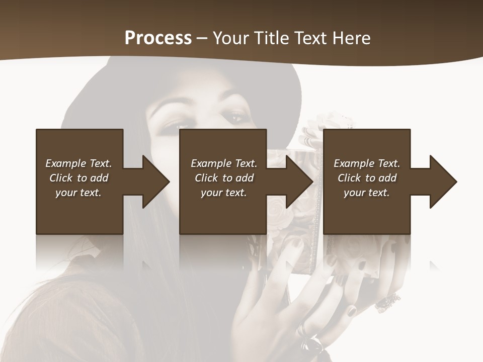 People Cute Person PowerPoint Template