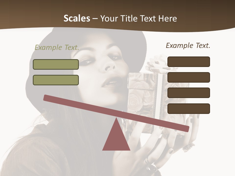 People Cute Person PowerPoint Template