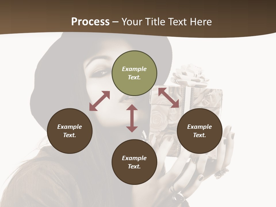 People Cute Person PowerPoint Template