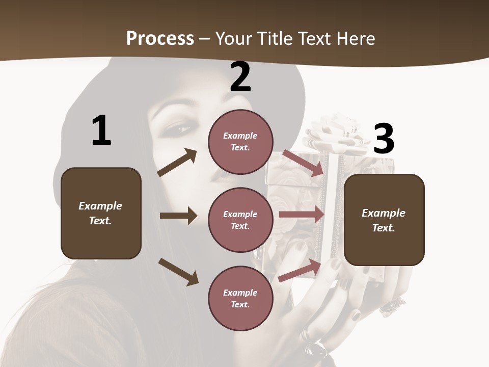 People Cute Person PowerPoint Template