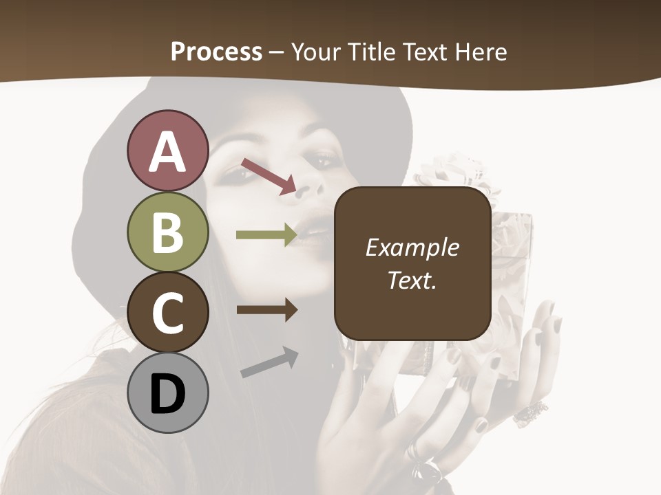 People Cute Person PowerPoint Template