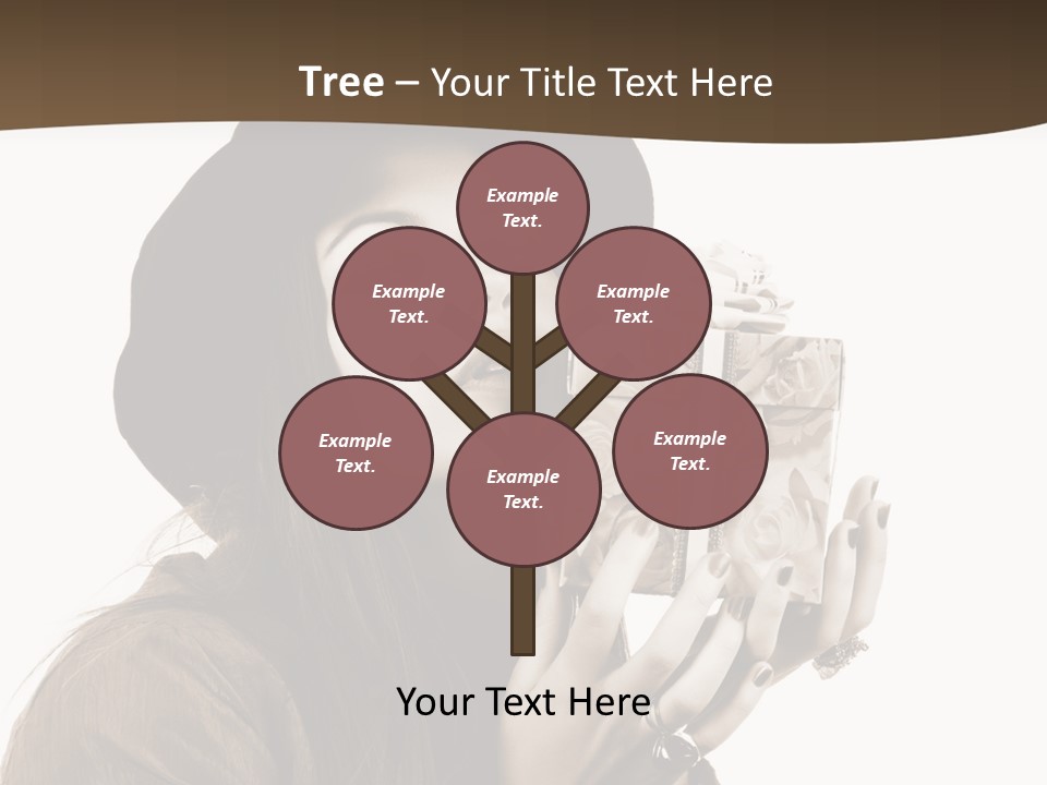 People Cute Person PowerPoint Template